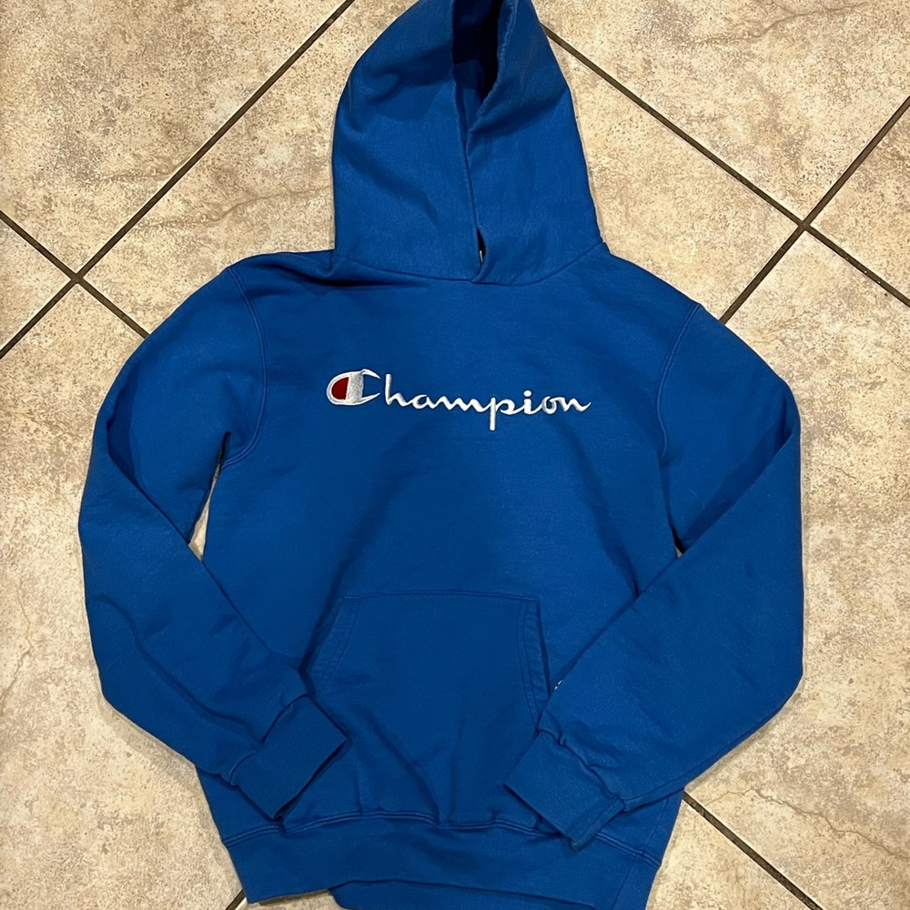 Kids Royal Blue Champion Hoodie